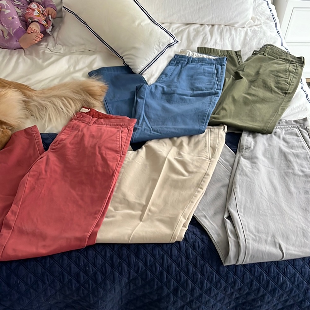 5 jcrew mens chino pants